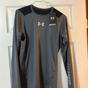 Under Armour Men's Charcoal Long Sleeve Tee